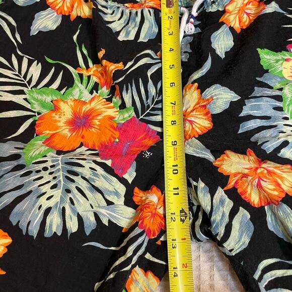 Jogal 2 Piece Hawaiian Set Tropical Floral Print Button Up Top & Short Size 3XL - Picture 14 of 16